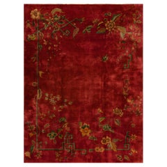 Tapis Art Déco chinois des années 1920 (32,7 x 353 cm)