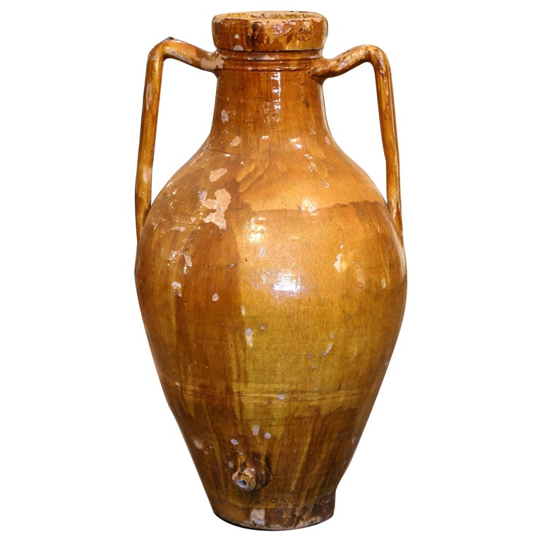 Antique olive oil pot circa 1800 Turkey – Benmore Studio