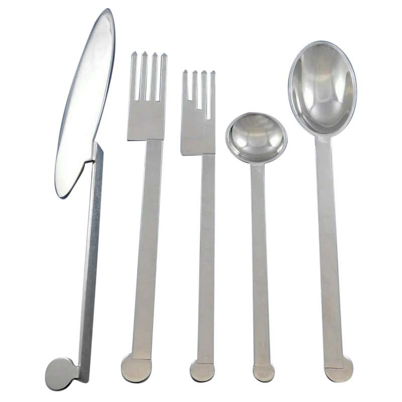 Lion Black by Hackman Stainless Steel Flatware Service for 10 Set 60 ...