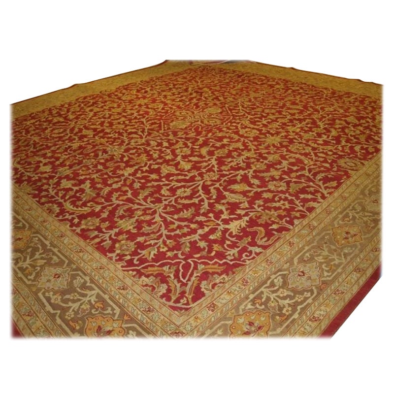 Hand Woven Afghan Soumak Carpet with a Traditional All Over Design For Sale
