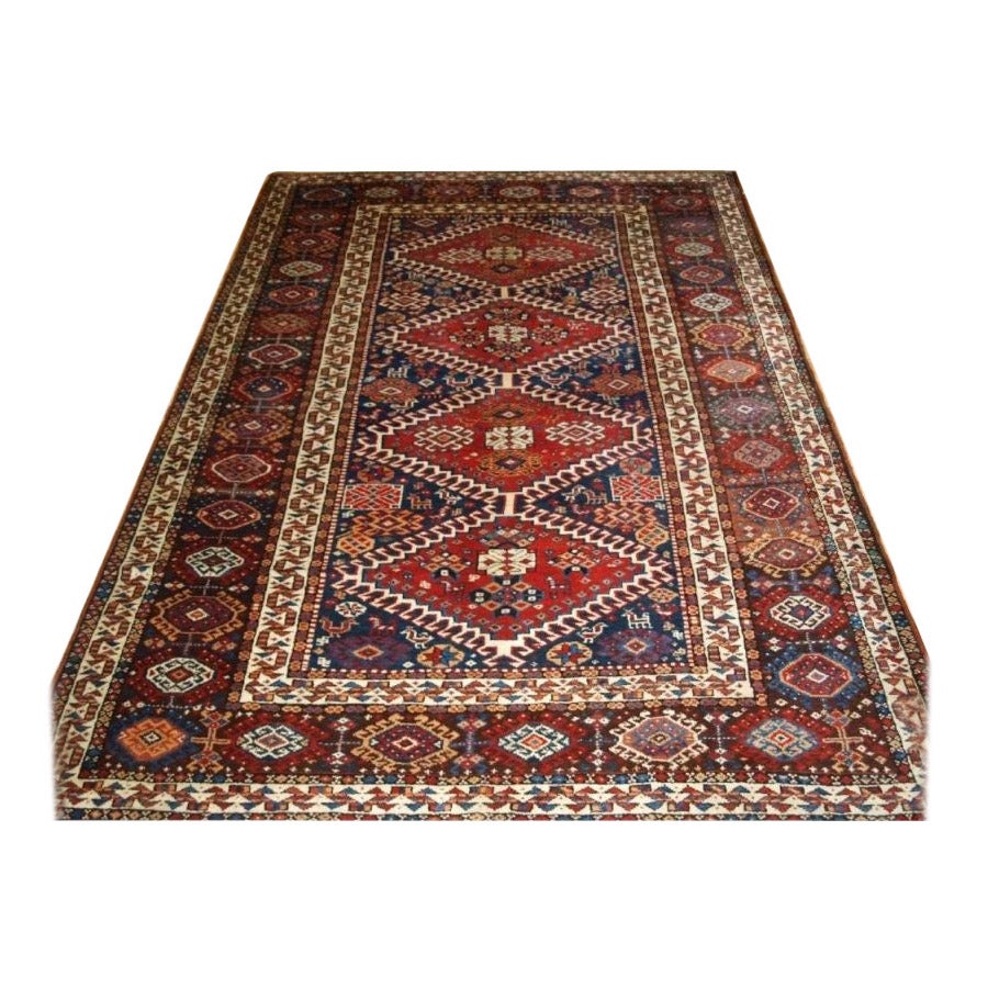 Antique Luri Tribal Rug with Classic Design, circa 1900