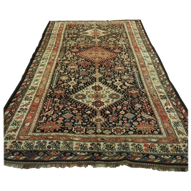 Antique Luri Tribal Carpet, circa 1880 For Sale