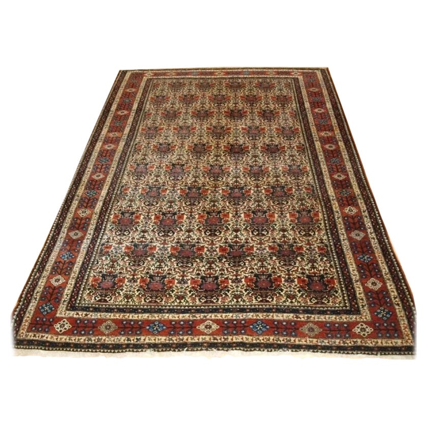 Antique Abedeh Rug with Zili Sultan Design, circa 1900 For Sale