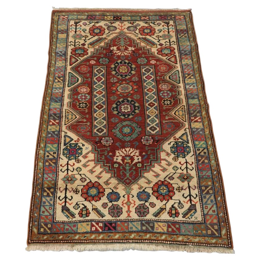 Antique West Anatolian Rug from The Village of Mihalicik For Sale