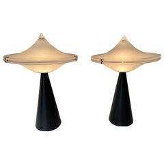 Paire de lampes Alien de Cesare Luciano pour Tre Ci Luce, Italie, 1970