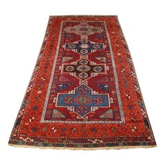 Antique Turkish Yuruk Long Rug, circa 1890