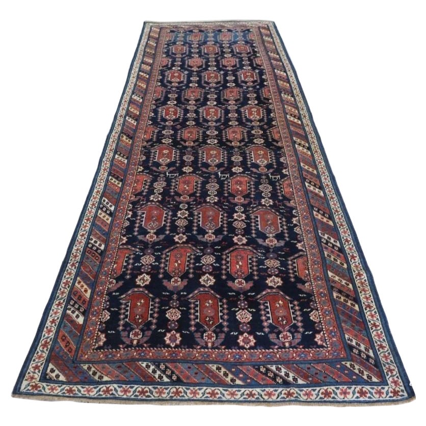 Antique Caucasian Kuba Region Shirvan Runner, circa 1880 For Sale