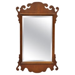Vintage Hitchcock Mahogany Beveled Glass Federal Style Wall Mirror
