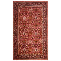 Antiker persischer Kerman-Teppich. Größe: 11 ft 10 in x 20 ft