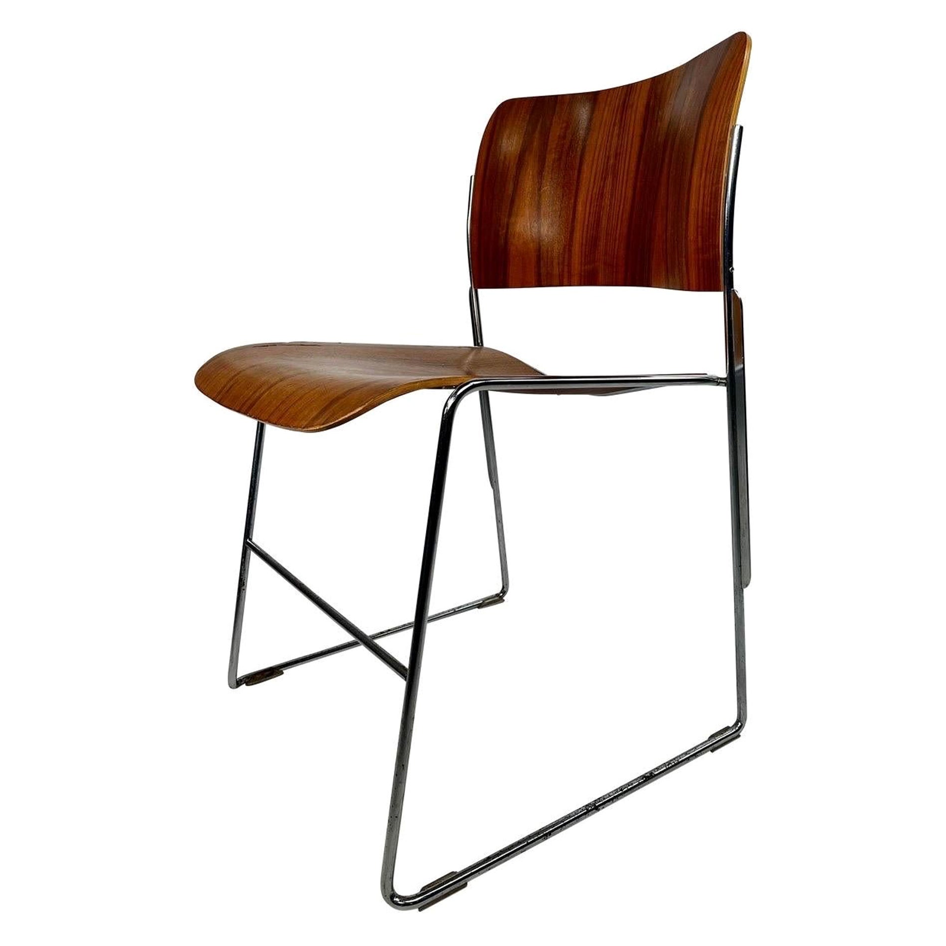 1970s David Rowland Bentwood Stackable Dining Chair