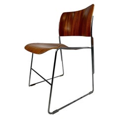 1970s David Rowland Bentwood Stackable Dining Chair