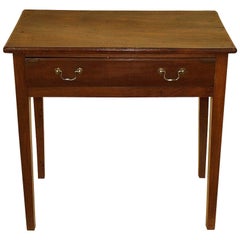 English Cherry One Drawer Table