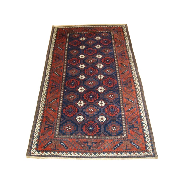 Antique Baluch Rug from Khorassan Region