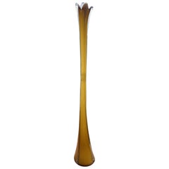 Rare 5 foot Handblown Murano Glass floor Vase