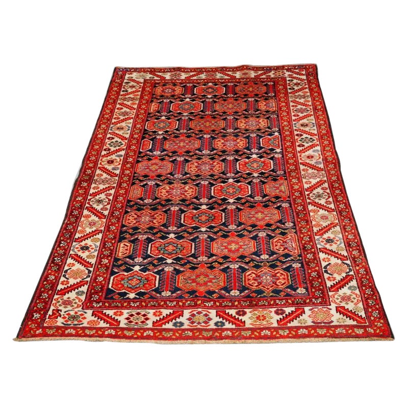 Malayer Rug with an Interesting Shield Design For Sale