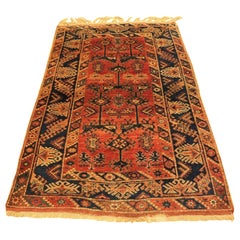 Vintage Turkish Dosemalti Rug, Soft Colors
