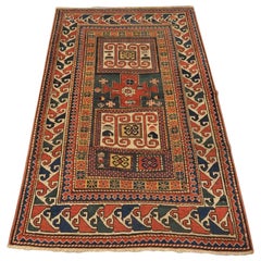 Antique Caucasian Karachov Kazak Rug