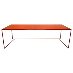 Contemporary Lacquered Steel Table