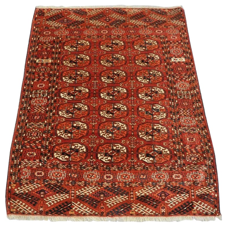 Antique Tekke Turkmen Dowry Rug