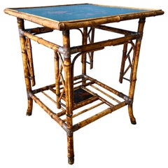 19th Century English Bamboo Table by Beecham
