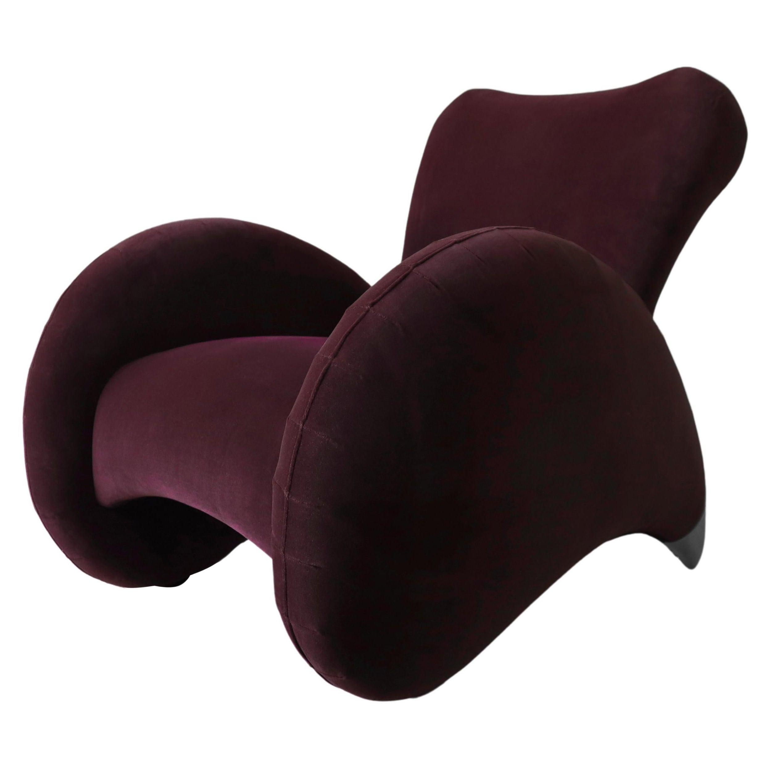Italian Post Modern Sculptural Lounge Chair