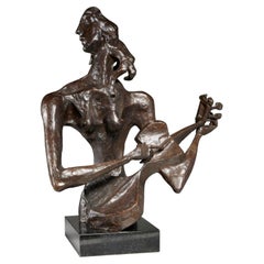 Rhapsody-Bronze-Skulptur von Nathaniel Kaz