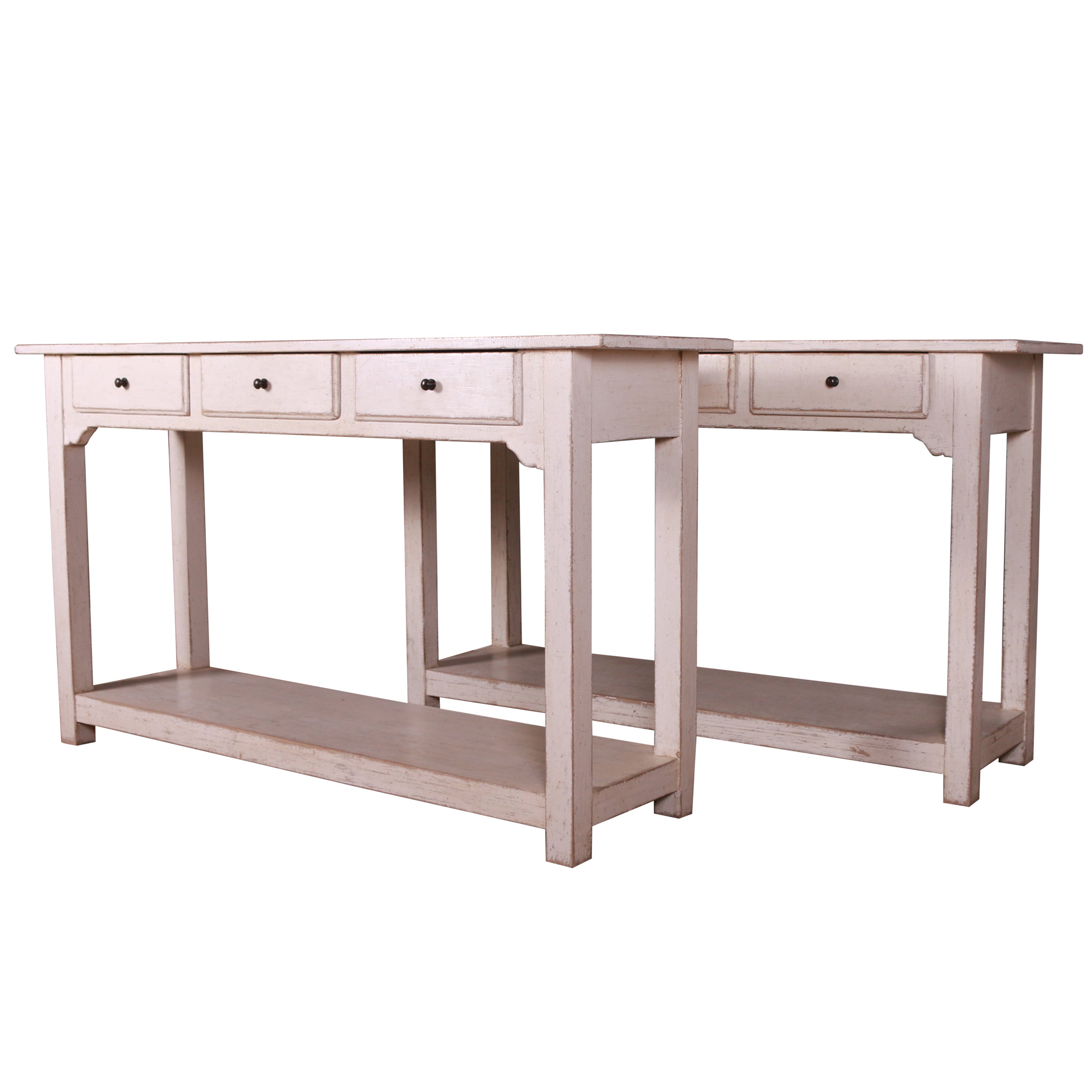 English Painted Serving Table For Sale at 1stDibs