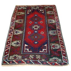 Vintage Turkish Dosemealti Rug of the Traditional Design for This Town