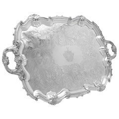 Regency Period Old Sheffield Plate Tray, Made circa 1820