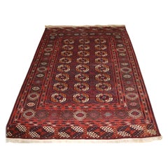 Antiker türkischer Tekke-Teppich mit traditionellem Design und exzellenter Farbe