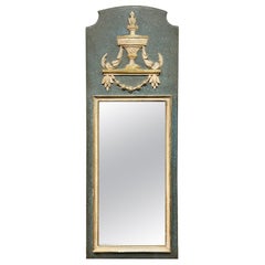 Retro Italian Neo-Classical Style Carved and Painted Mirrors