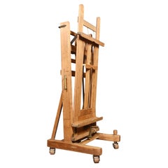 Antique Large Studio Easel by Windsor and Newton