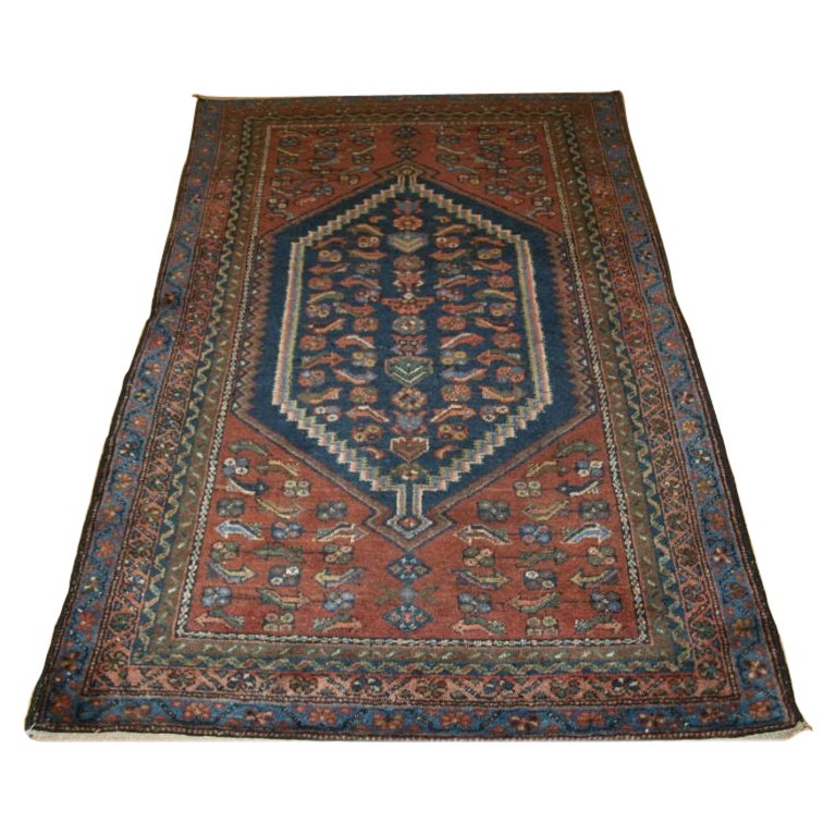 Antique Rug from the Greater Hamadan Region For Sale