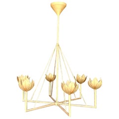 Vintage Contemporary Julie Neill Six Arm Chandelier