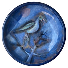 Ciotola/piatto in ceramica di Polia Pillin, firmato