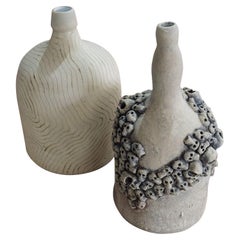Two Handmade Mezcal Vessels by Omar Hernández in Clay