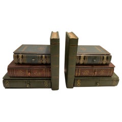 Faux Stack of Books Bookends
