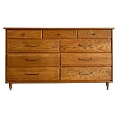 1960s Prelude Dresser in Solid Oak