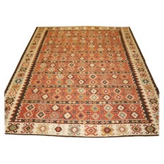 Vintage Old Sharkoy Kilim, Western Turkey or the Balkans