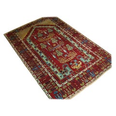 Antiker Anatolischer Kirsehir- Village Prayer-Teppich R-935 aus Kirsehir