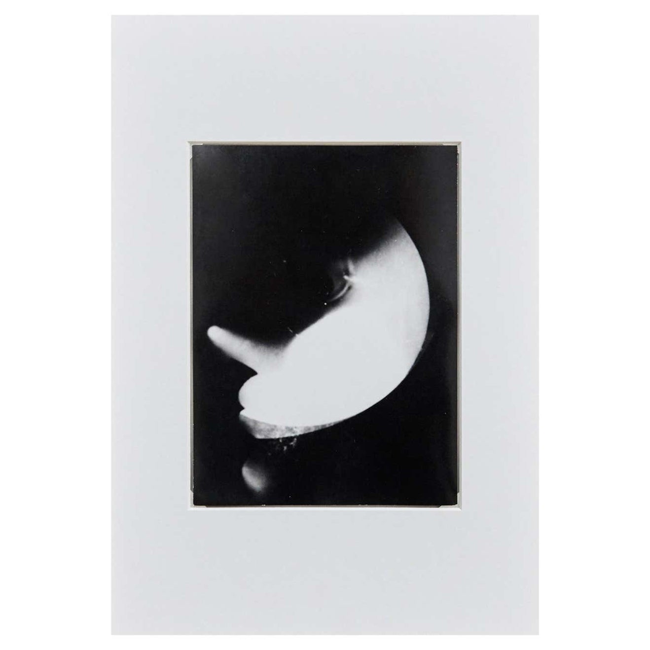 Moholy-Nagy Self Portrait Black and White Photogram For Sale