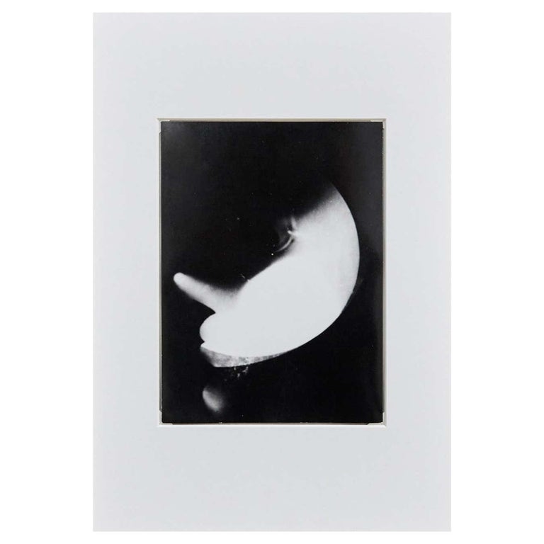 Moholy Photogram Shell Moholy-Nagy Self Portrait Black and White Photogram For Sale at 1stDibs