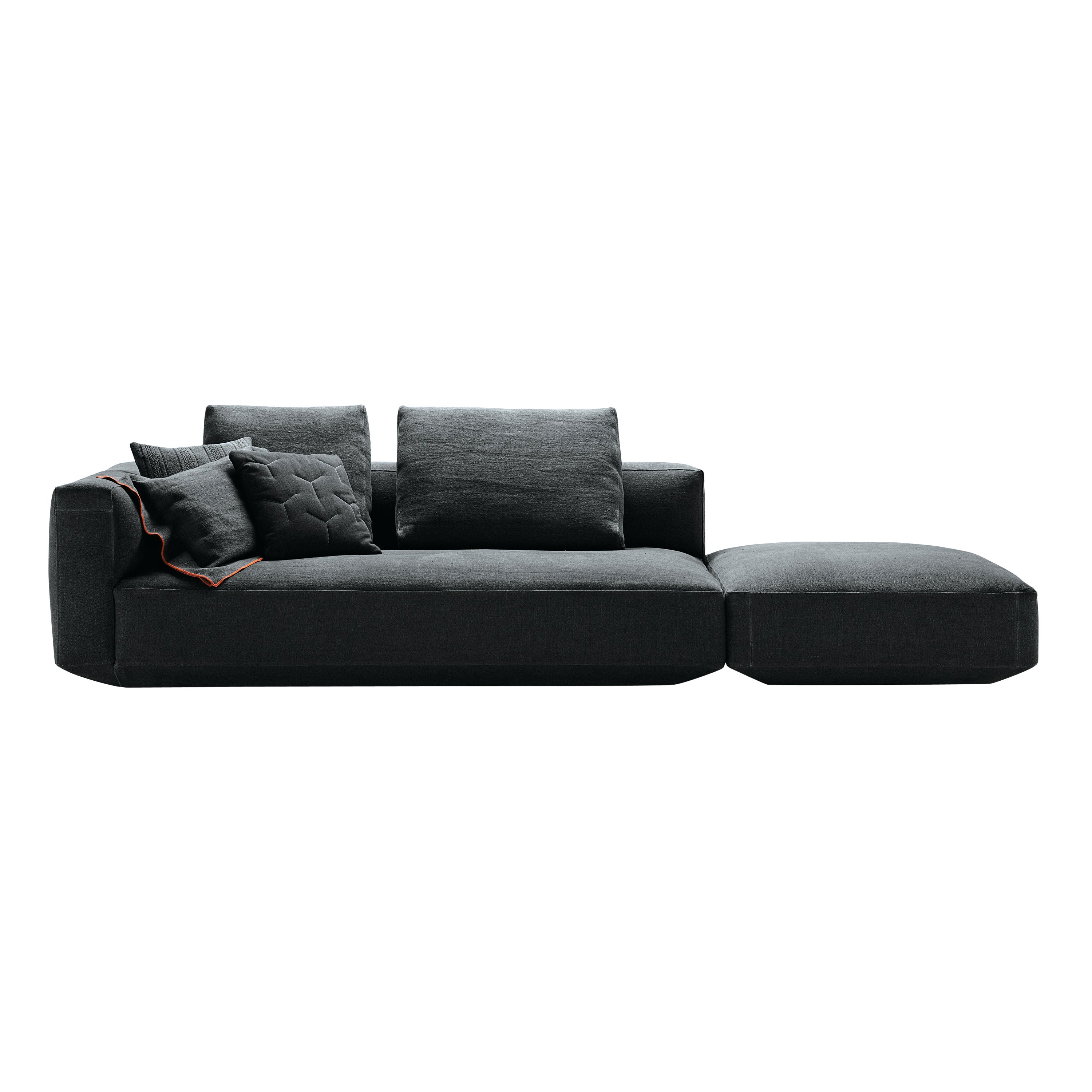 Zanotta Pianoalto Modular Sofa in Vale Fabric by Ludovica & Roberto Palomba