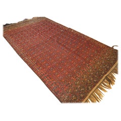 Antique Yomut Turkmen Pallas Soumak Kilim