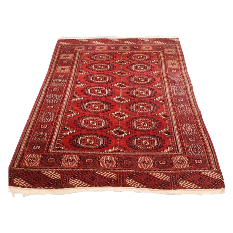 Antique Tekke or Saryk Turkmen Rug For Sale