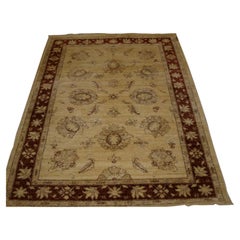 Tapis afghan Chobi afghan noué à la main à motif de "Ziegler"