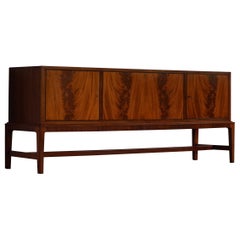 Mid Century Low Classic Rectangular Sideboard, By a Danish Cabinetmaker, 1950s