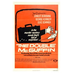 Original Vintage Poster For The Double McGuffin Con Artists Murder Mystery Movie