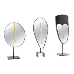 Set of 3 Wise Mirrors, Eze, Bikita, and Haua by Colé Italia