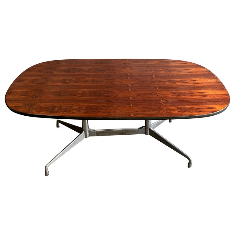 American Midcentury Rosewood Table Eames for Herman Miller For Sale